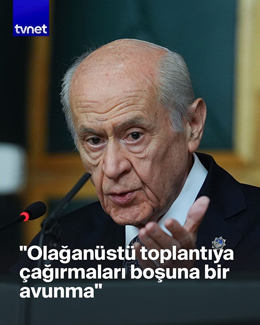 Bahçeli'den Özgür Özel'e tepki: Fitne rüzgarının ehemmiyeti yok