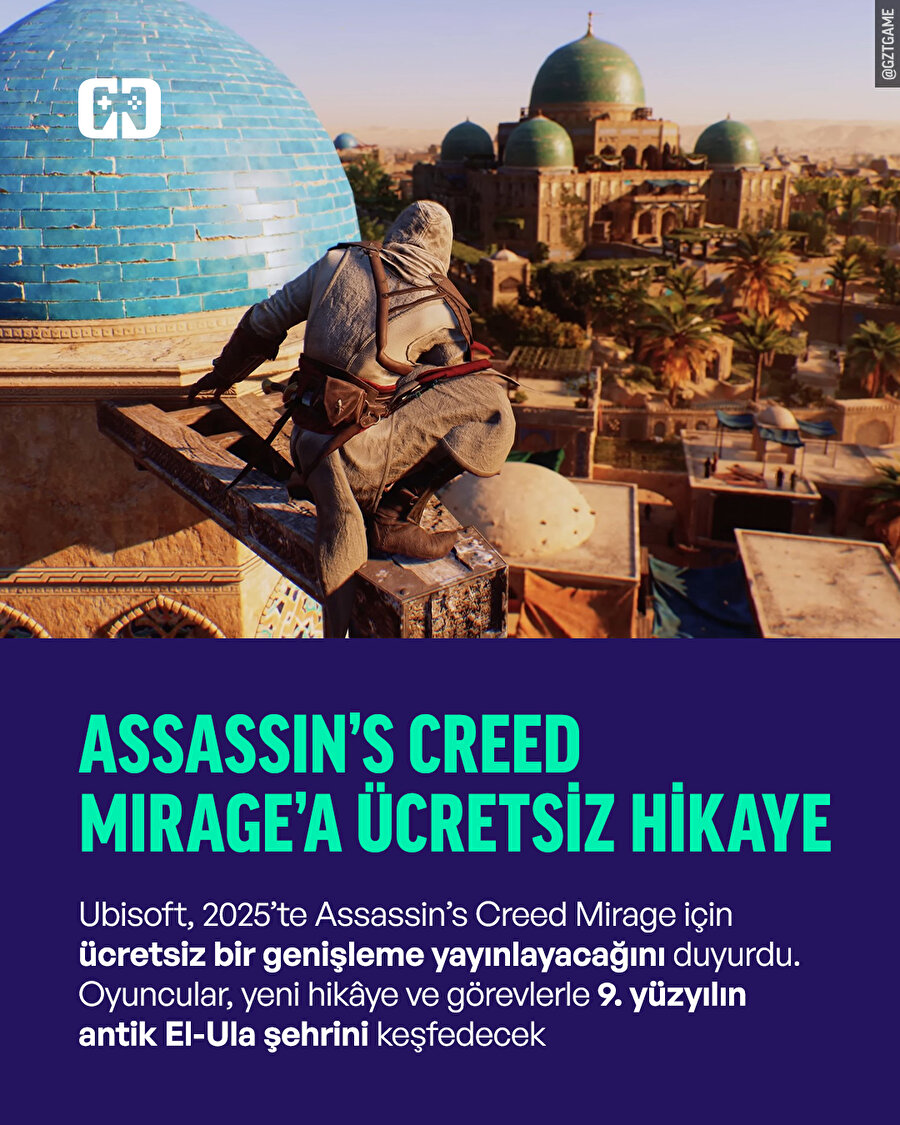 Assassin's Creed Mirage'e ücretsiz hikaye