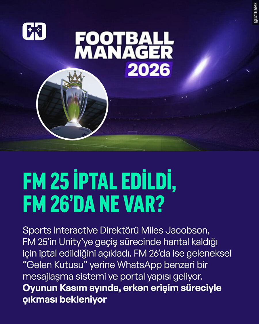 Football Manager 25 neden iptal ve FM 26'da oyuncuları neler bekliyor?