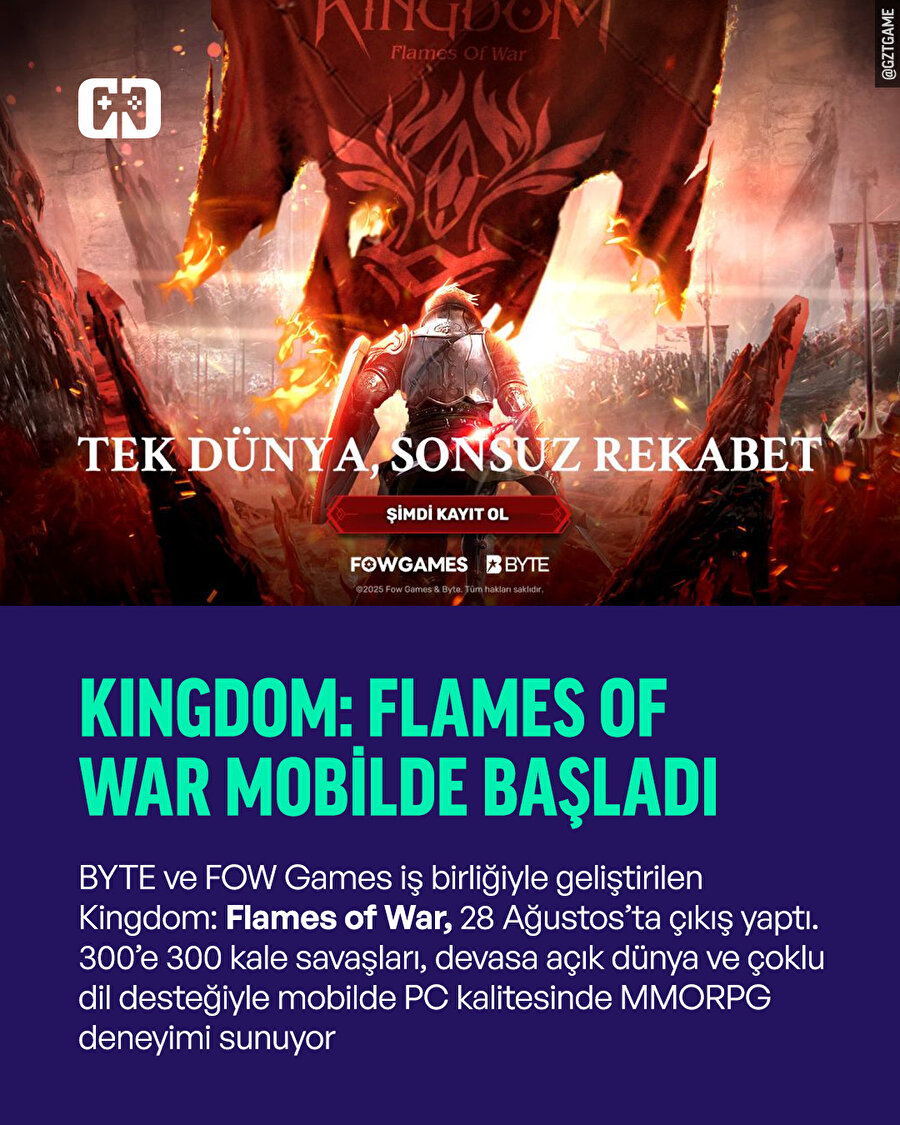  Kingdom: Flames of War mobil çıktı