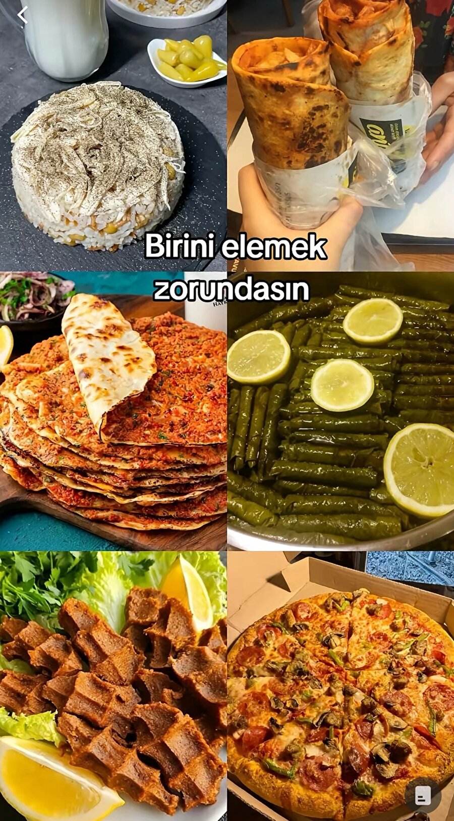 Seçemezsin ki nasıl seçeceksin?