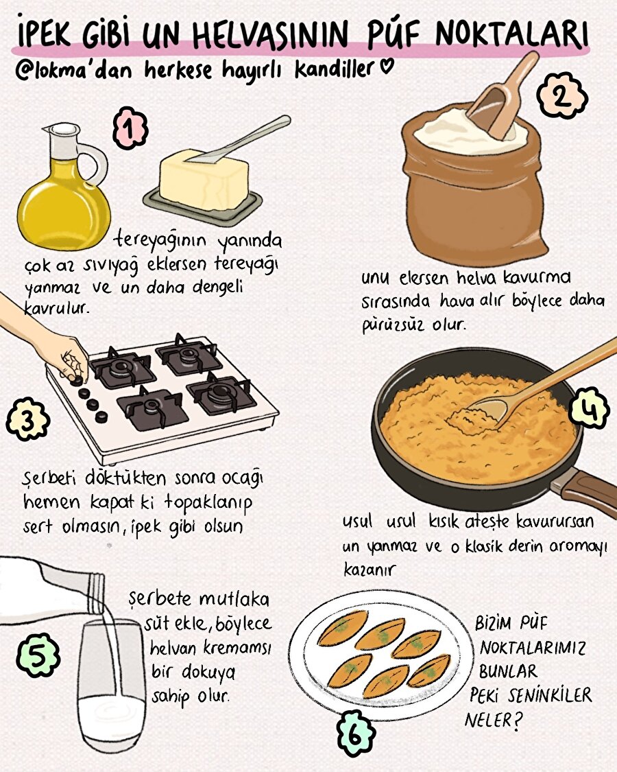 İpek gibi un helvası için bu püf noktalara dikkat!