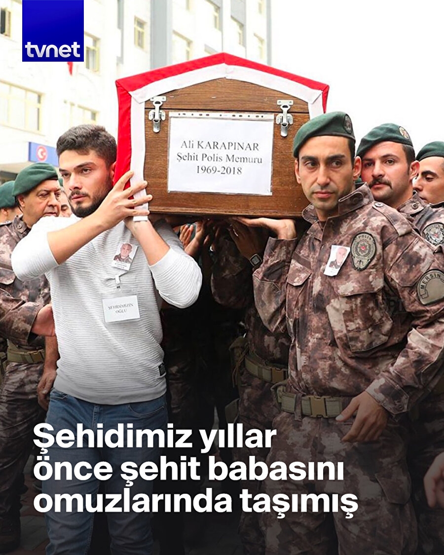 Özel Harekat polisi babası ile aynı kaderi paylaştı 