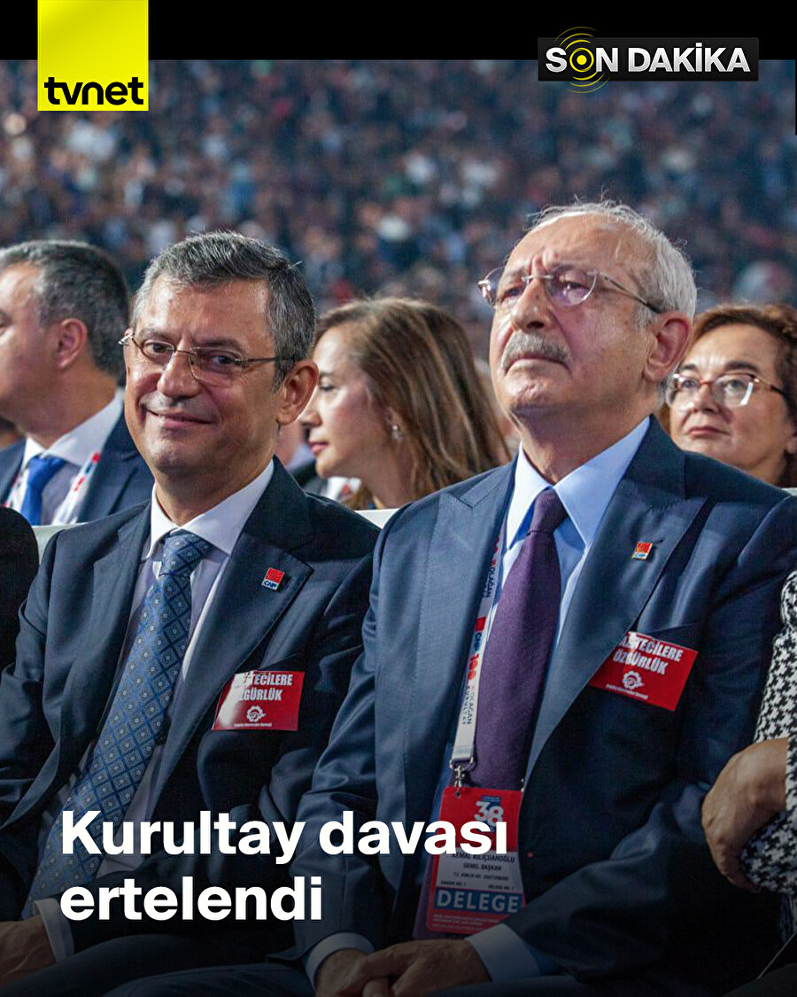 Kurultay davası ertelendi