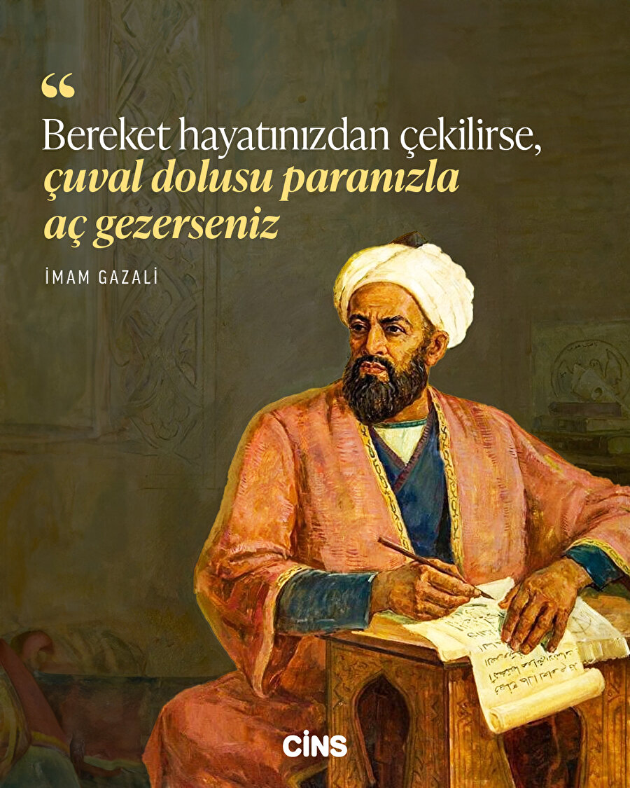 İmam Gazali’den berekete dair