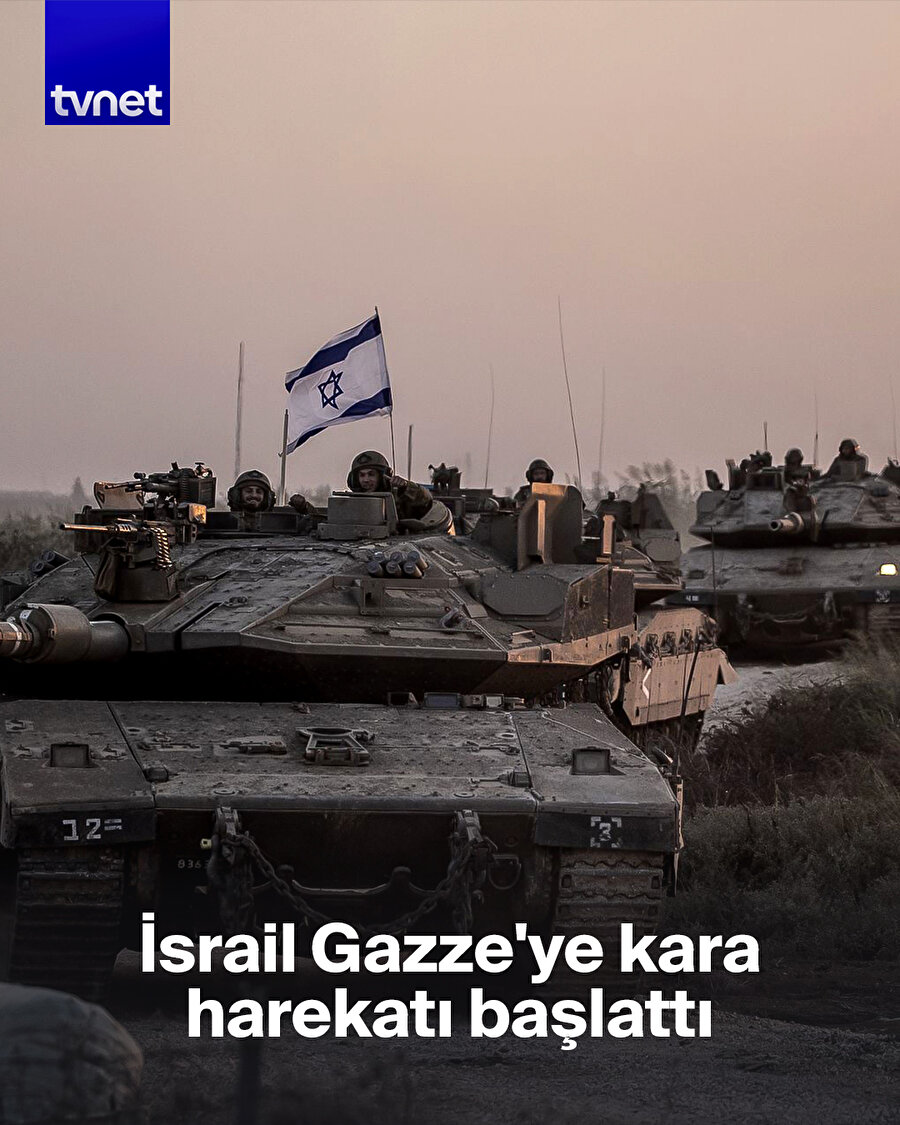 İsrail Gazze'yi tamamen işgale başladı