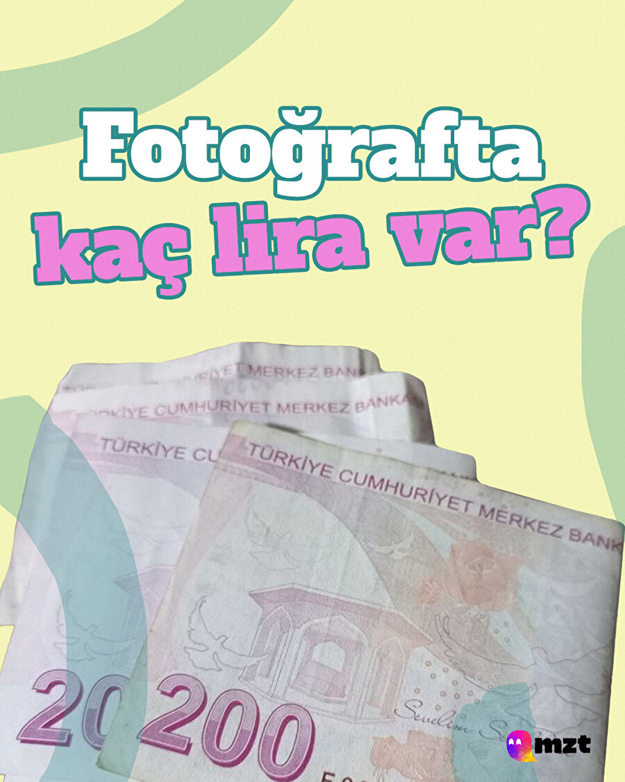 Bu fotoğrafta kaç TL var?