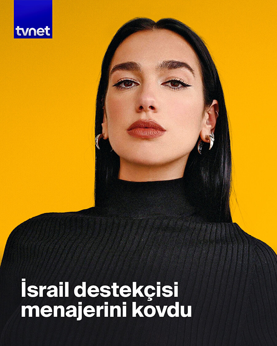 Dünyaca ünlü şarkıcı Dua Lipa'dan çok konuşulan hareket