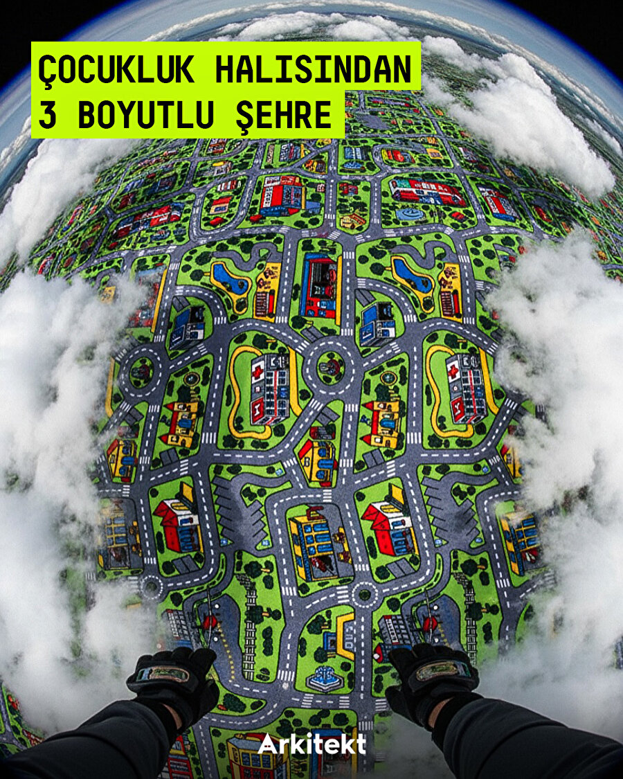 Çocukluk yıllarının klasik şehir halısı üç boyutlu bir deneyime dönüşüyor