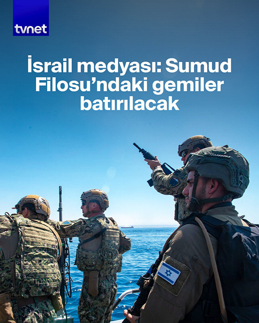 İsrail ordusu özgürlük filosuna müdahale hazırlığında