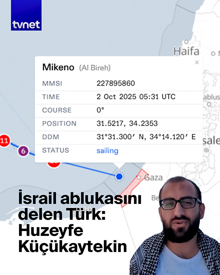 İsrail ablukasını bir Türk kırmayı başardı