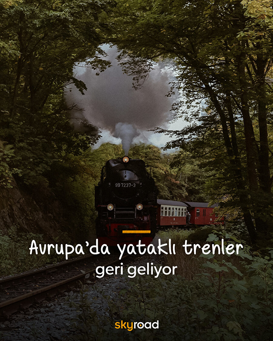 Avrupa'da yataklı trenler geri geliyor 🚂🧡