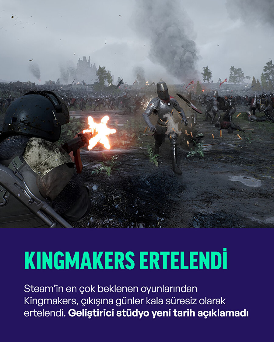 Kingmakers, süresiz ertelendi!