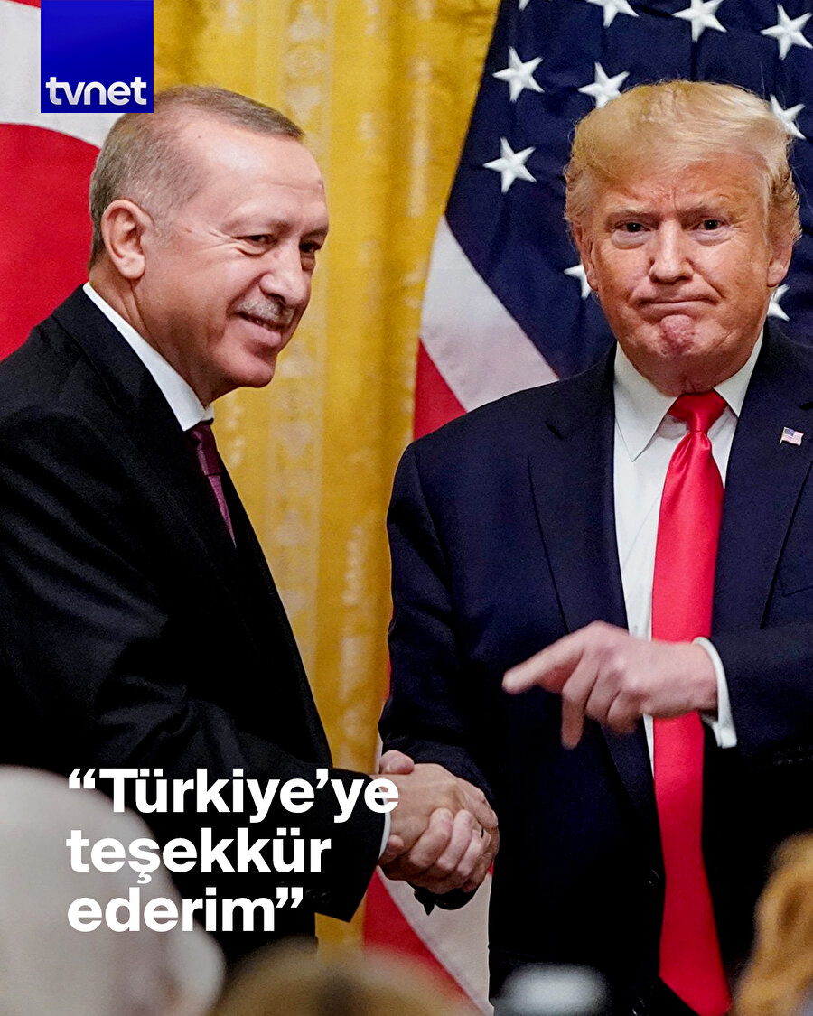 Trump'tan Erdoğan'a özel teşekkür 