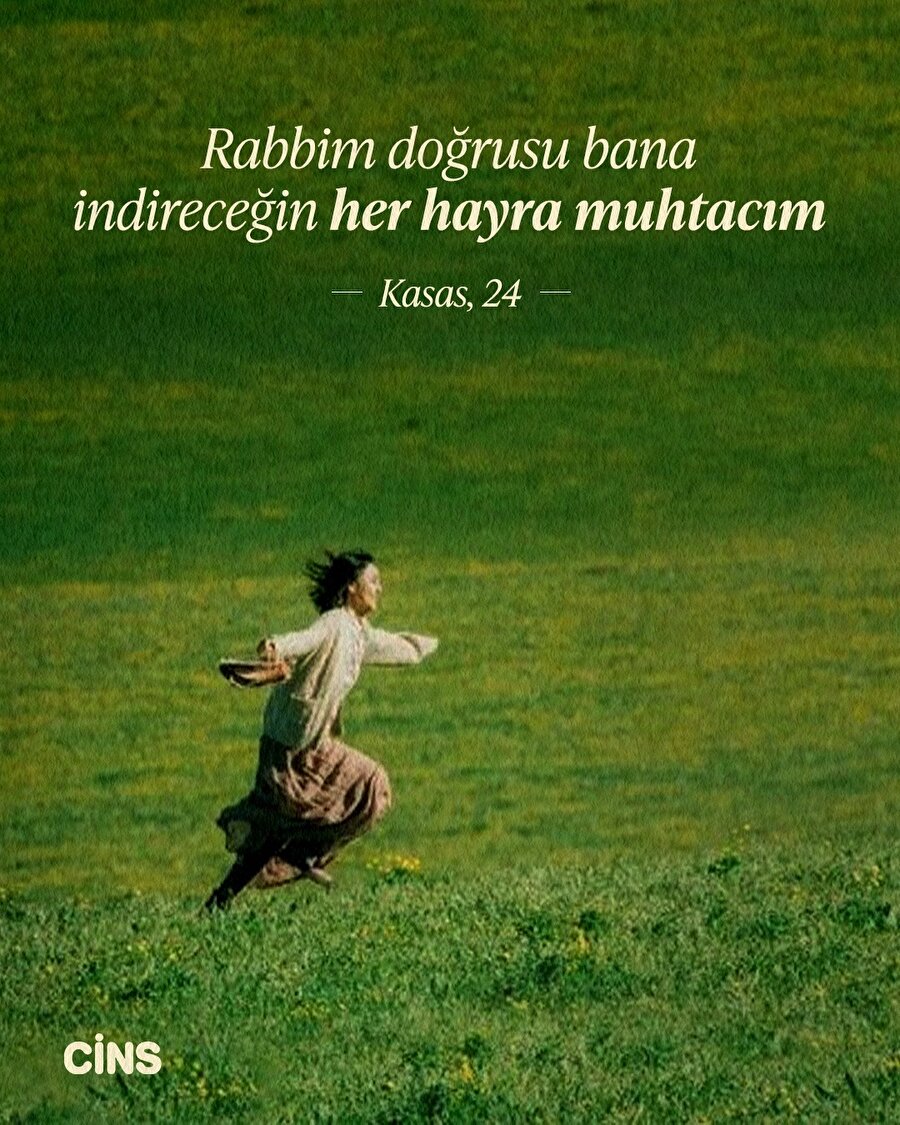 O'ndan gelecek her hayra muhtacız