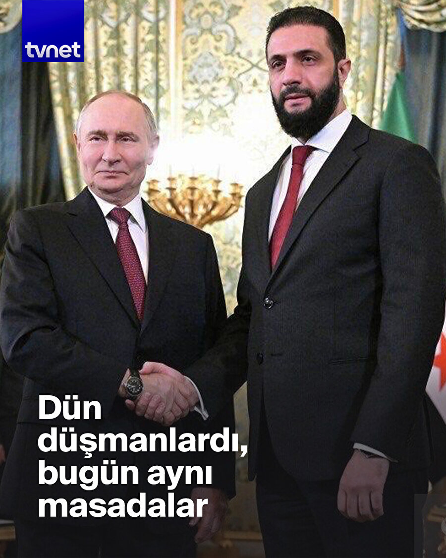 Putin ve Şara ilk defa bir araya geldiler