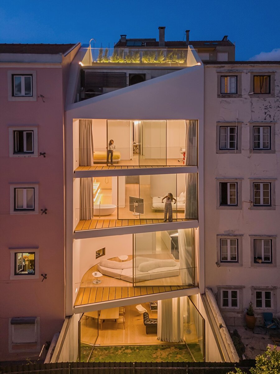 Gonçalo Silva Arquitectos, Lizbon’da çağdaş ve sade bir konut tasarladı