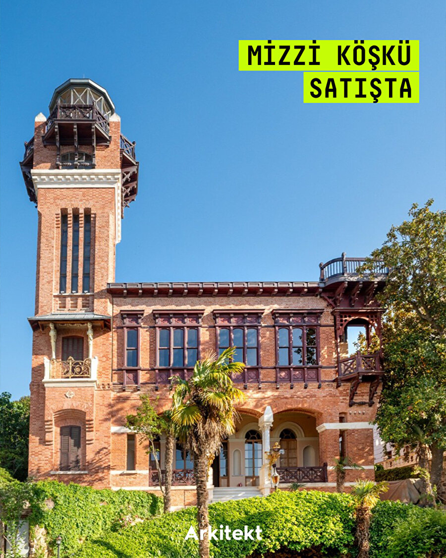 Büyükada’nın simge yapılarından biri olan Mizzi Köşkü satışta