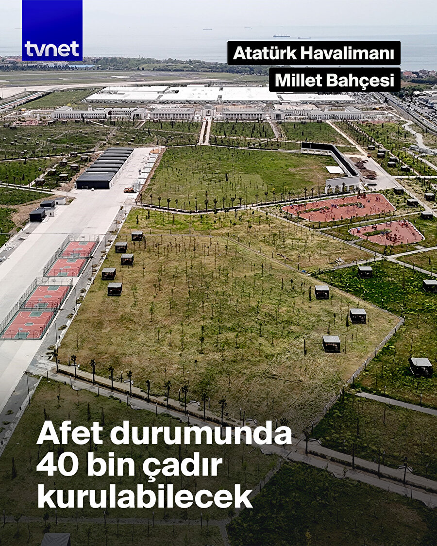 Afet durumunda toplanma merkezi olacak