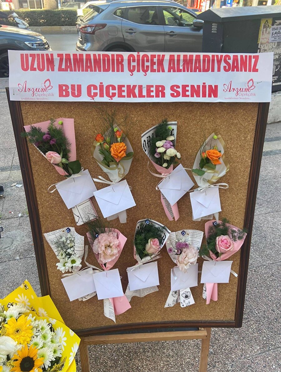 Mersin’de bir çiçekçi