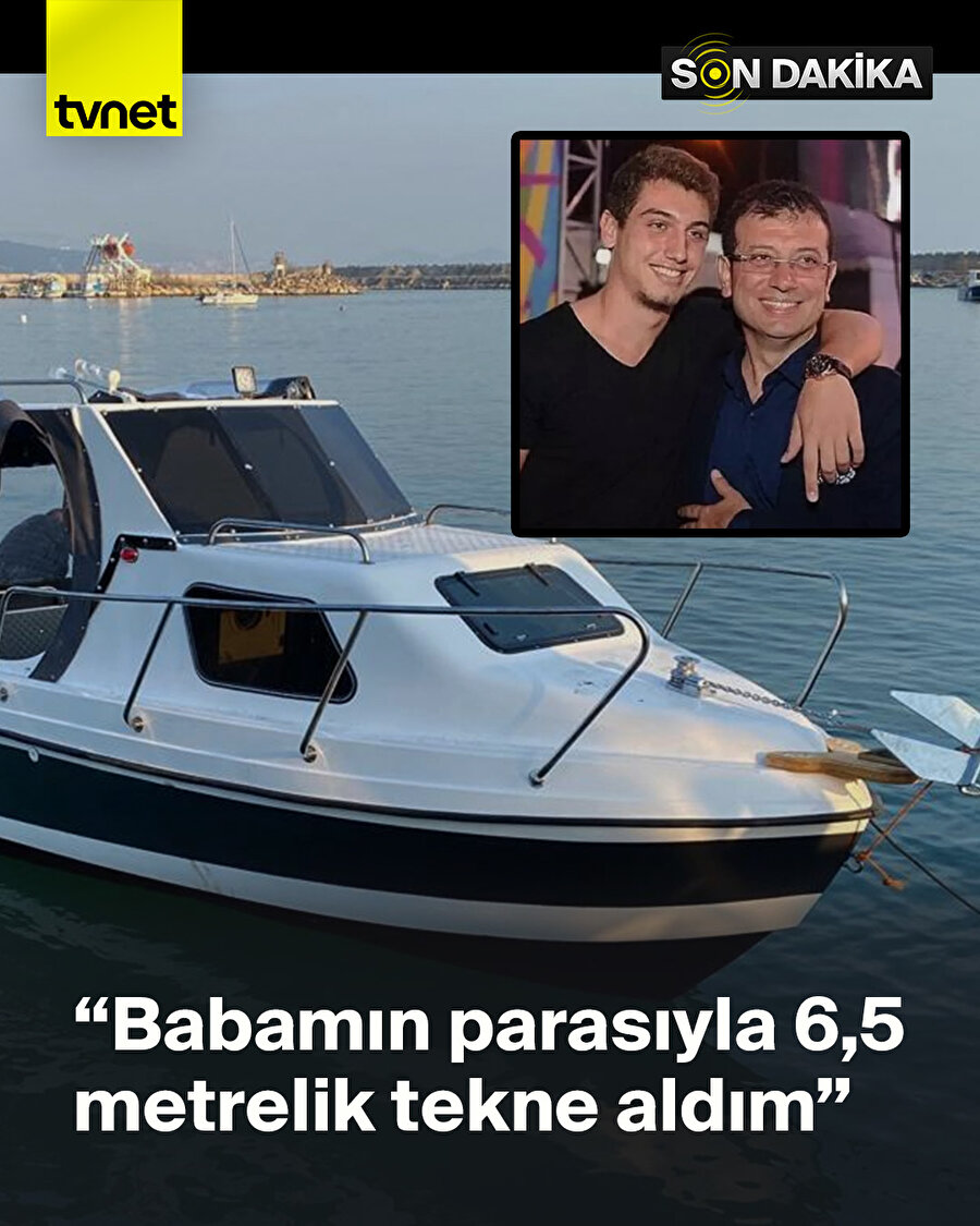 Ekrem İmamoğlu'nun oğlu konuştu