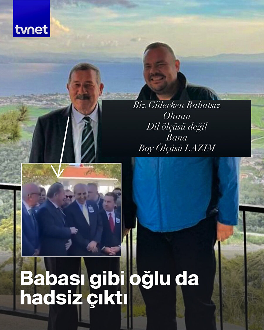 Şehidimizin cenazesinde gülen başkanın oğlundan hadsiz paylaşım