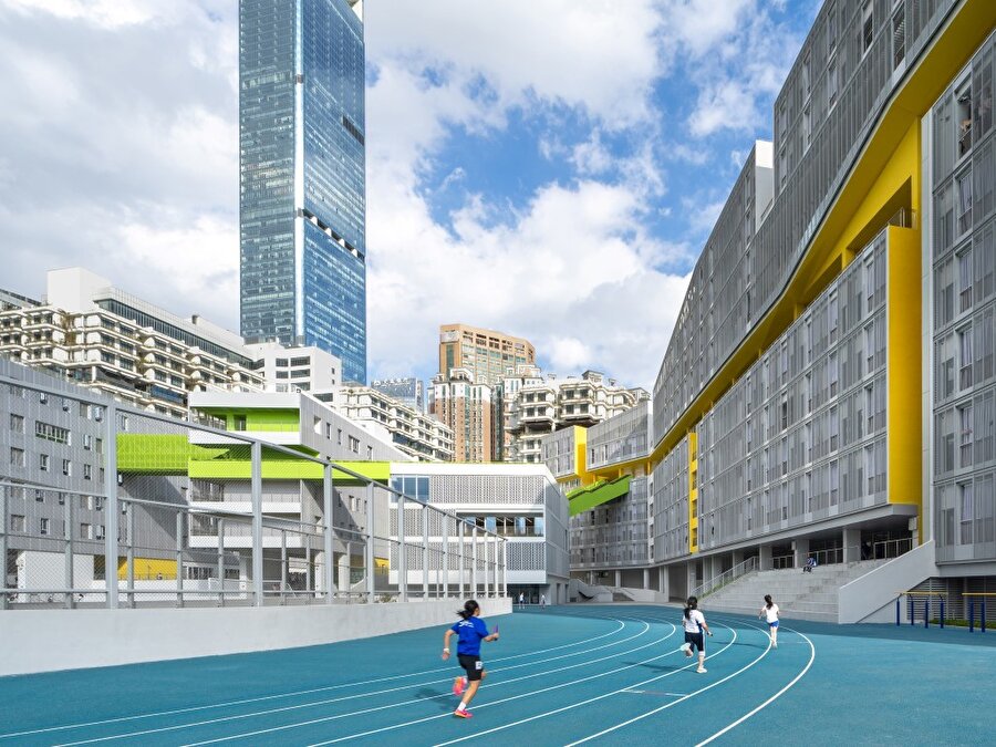 Shenzhen’in yoğun kent dokusunda gelişen yeni okul tasarımı modeli