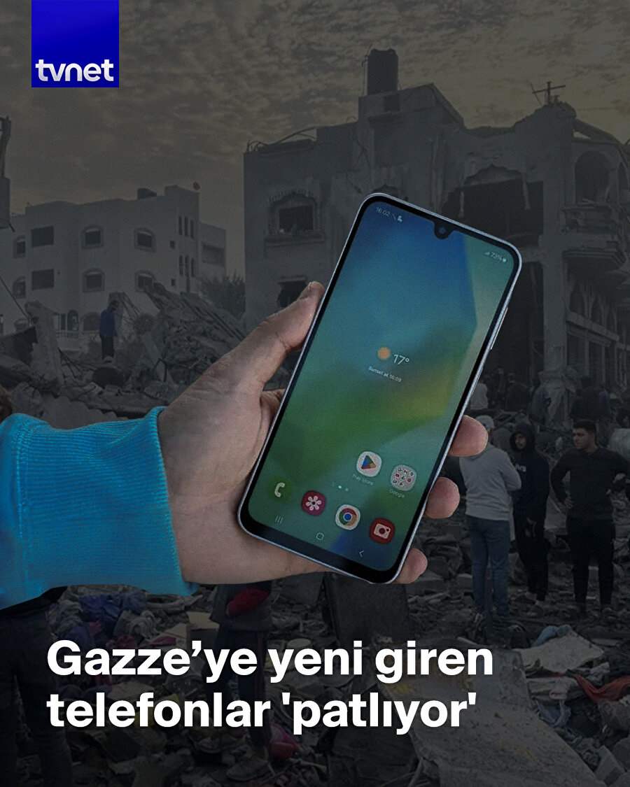 Gazze'de telefon patlamaları yaşanıyor
