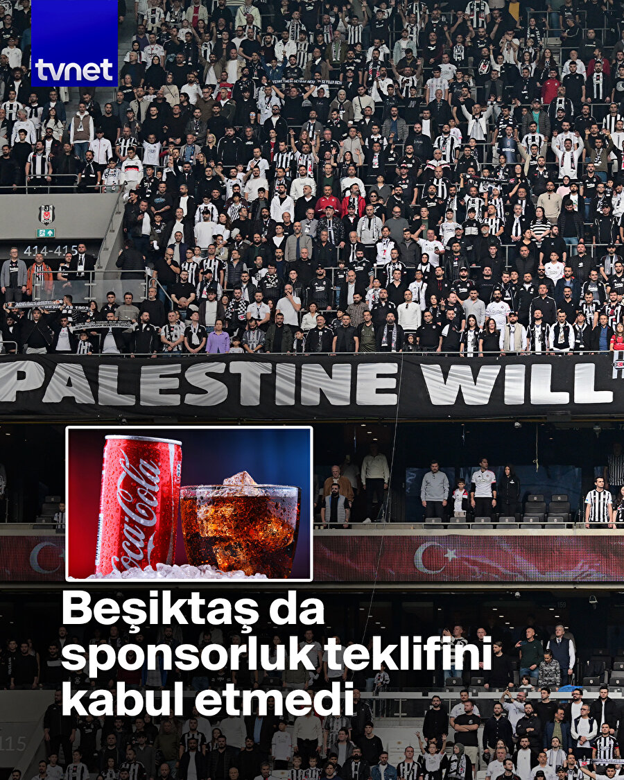 Beşiktaş Coca-Cola'yı kabul etmedi