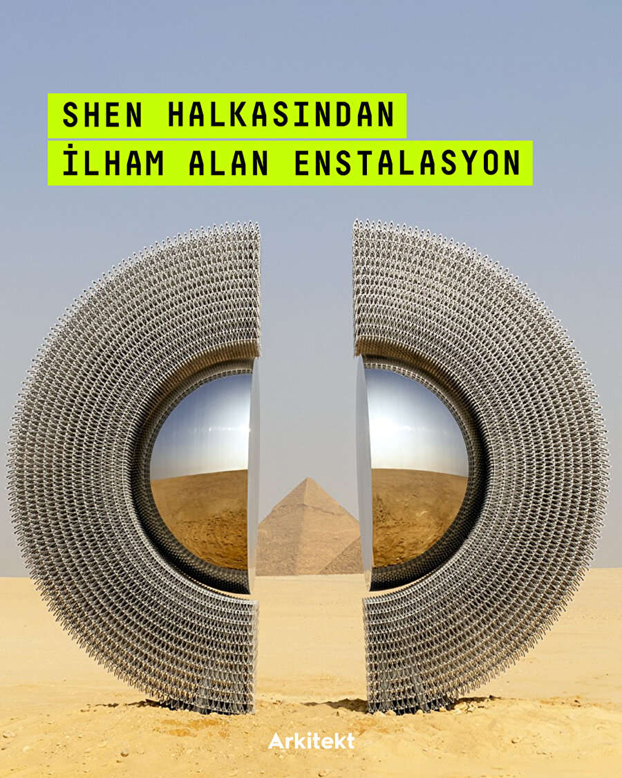 Sonsuzluk ve koruma sembolü olan ‘Shen’ halkasından ilham alan enstalasyon