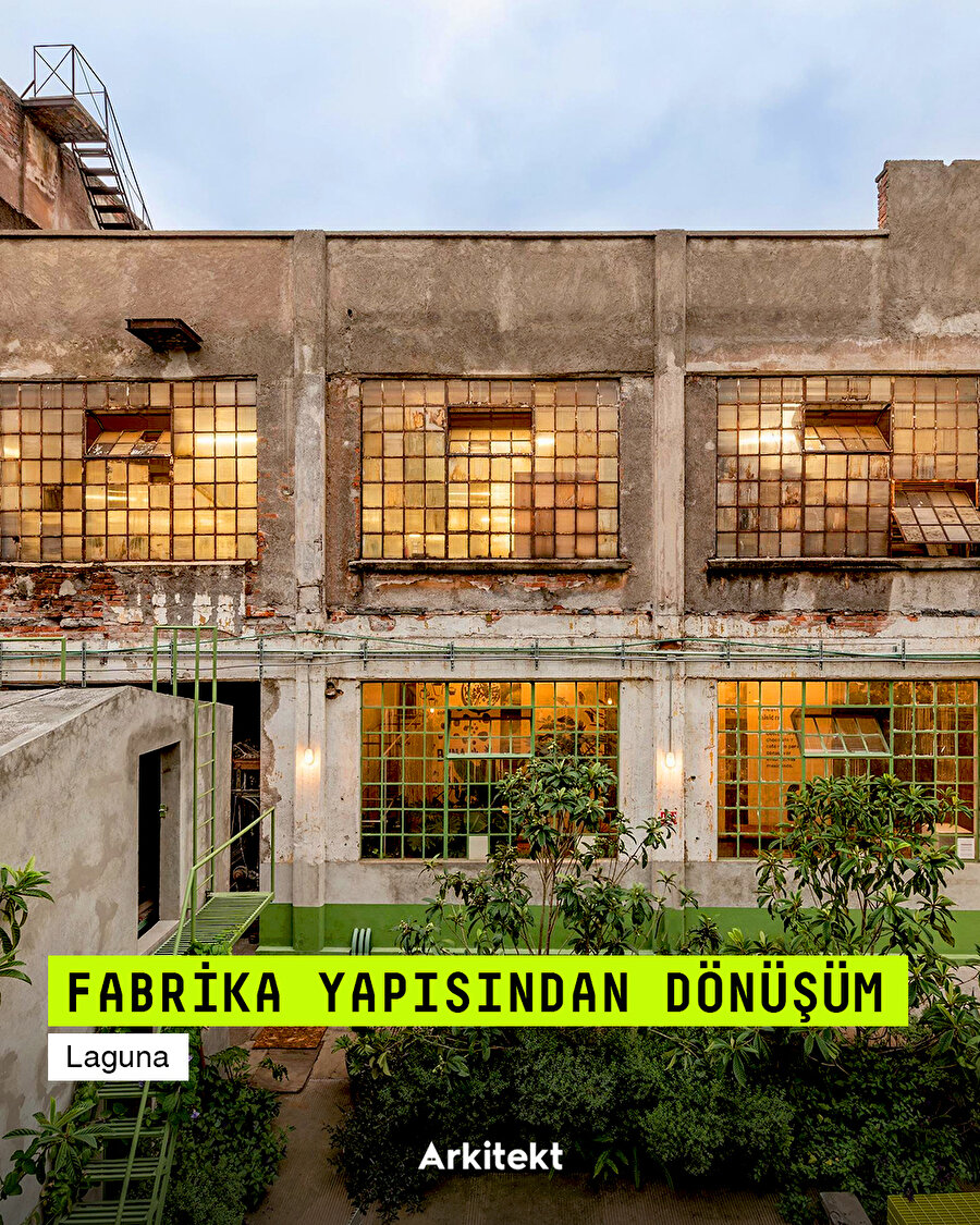 Mexico City’deki eski fabrika üretim kompleksi olarak yeniden işlevleniyor