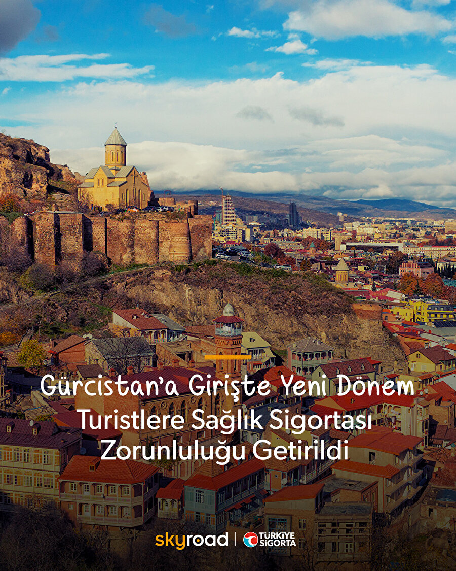 Gürcistan’a girişte yeni dönem turistlere sağlık sigortası zorunluluğu getirildi 📌