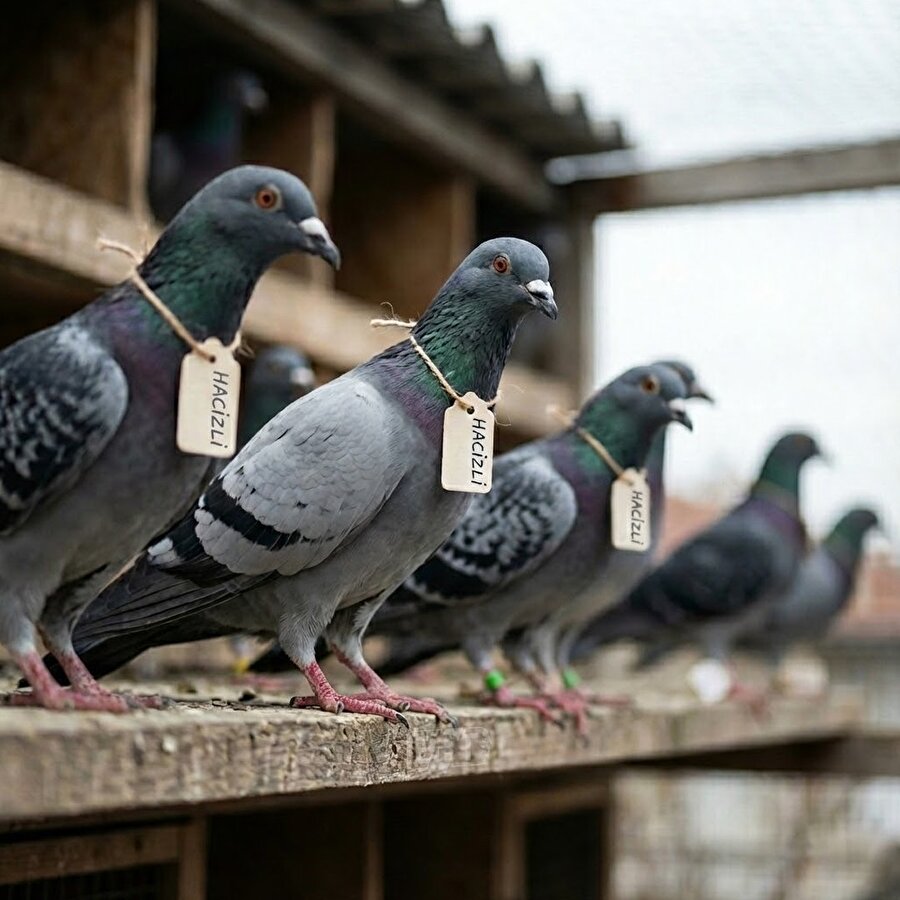 Yozgat'ta bir vatandaşın evinde başka eşya bulunamayınca güvercinlerine haciz geldi