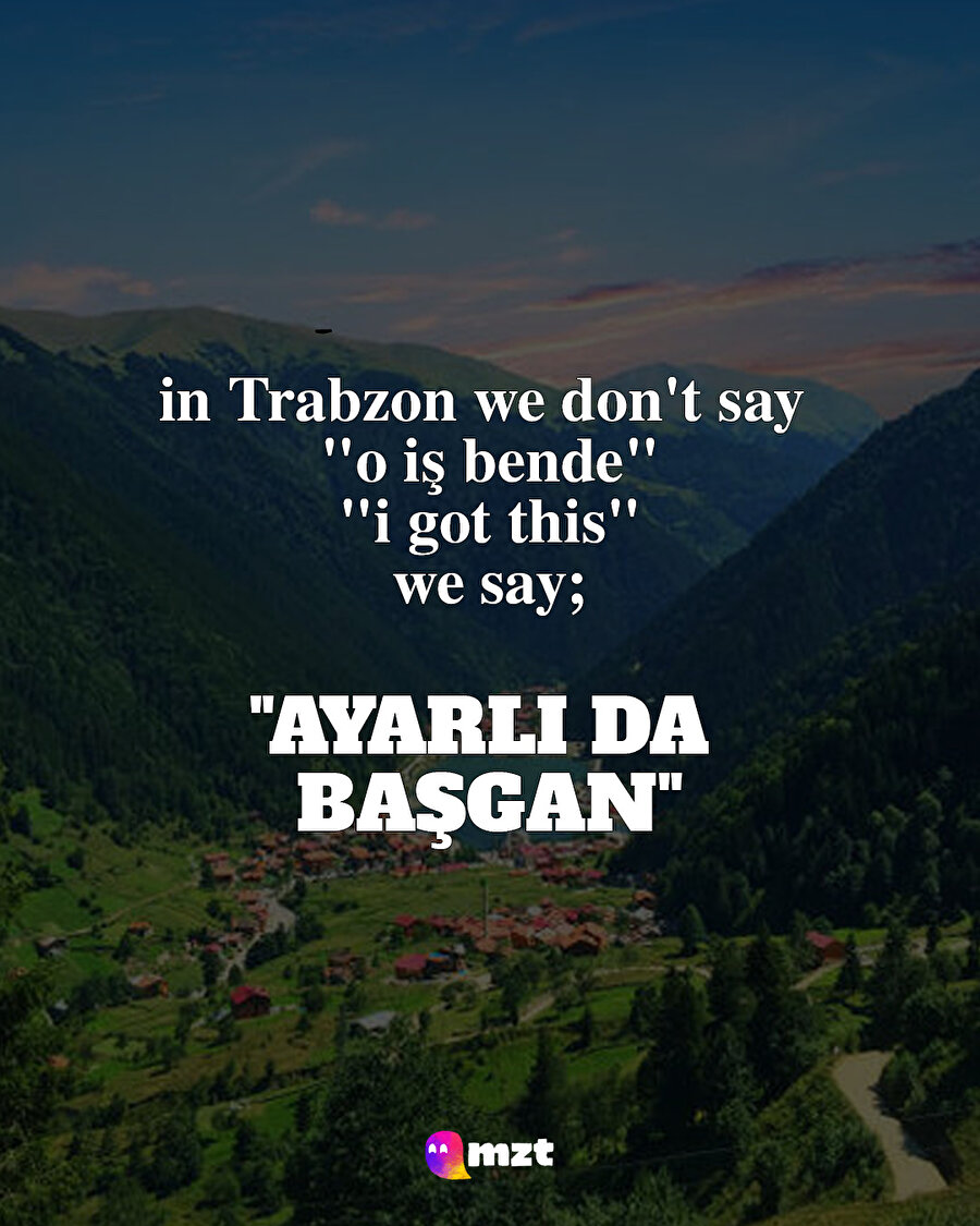 Şehirlere özgü cümleler