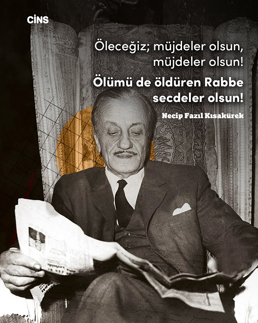 Necip Fazıl'dan ölüme dair