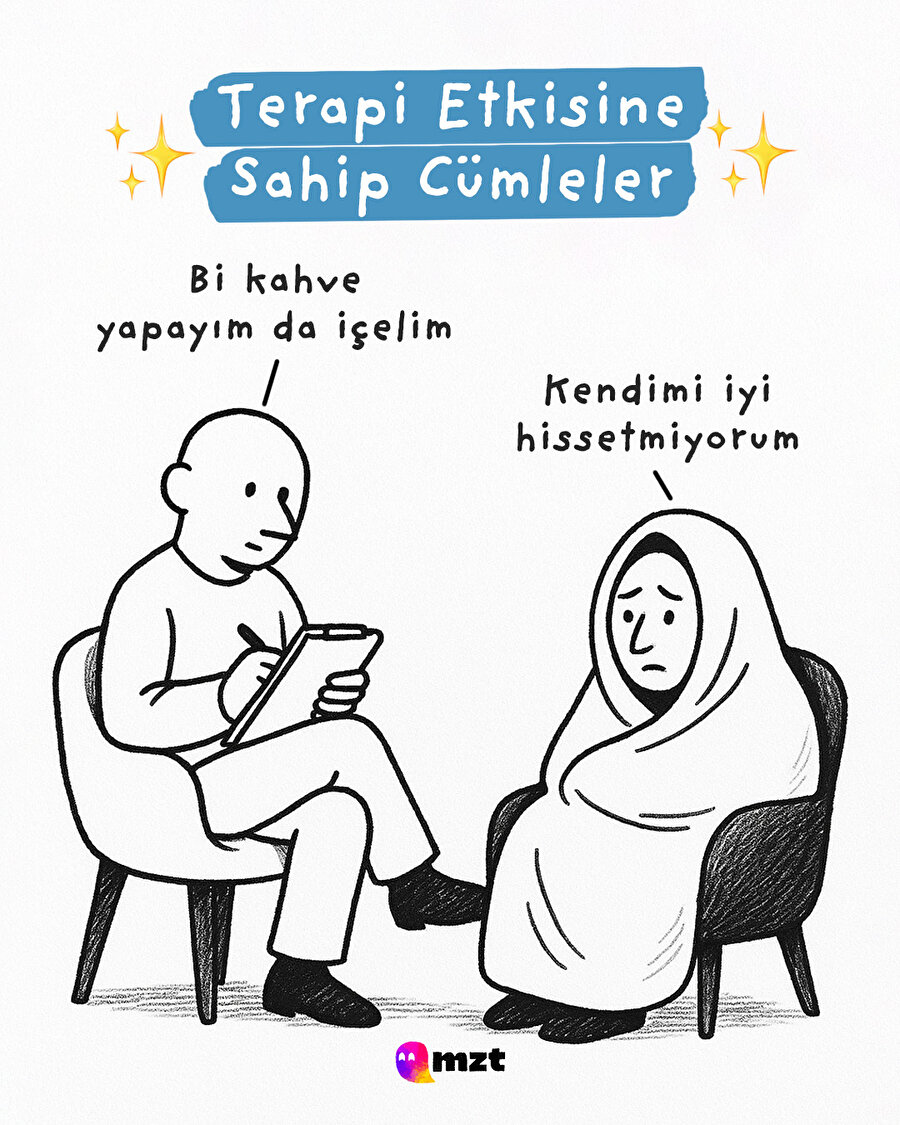 Terapi etkisine sahip cümleler