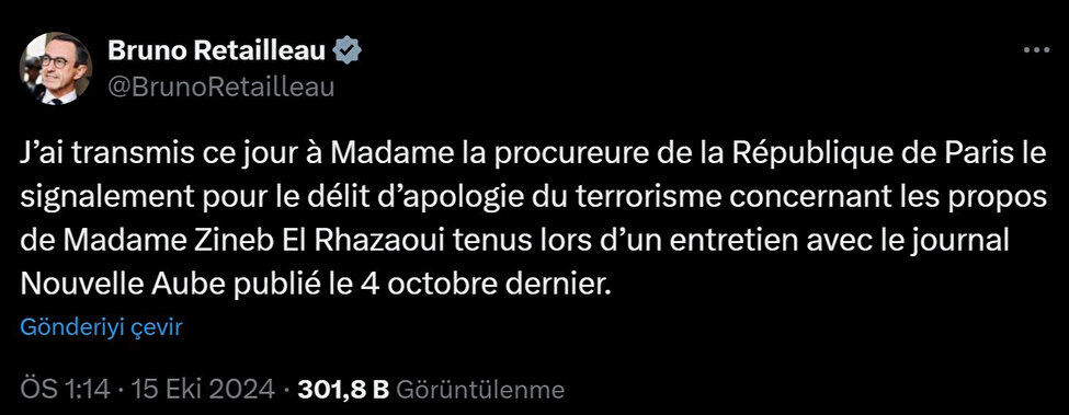 Fransa'dan skandal yaptırım! Yeni Şafak'a röportaj veren gazeteciye soruşturma!