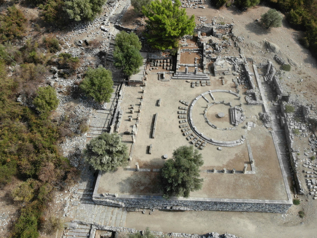 Kaunos ancient city 