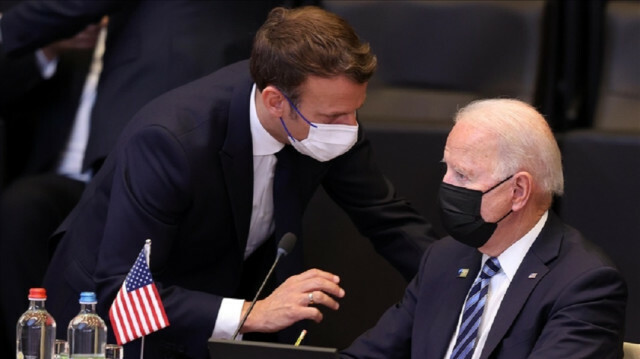 US President Joe Biden and his French counterpart Emmanuel Macron