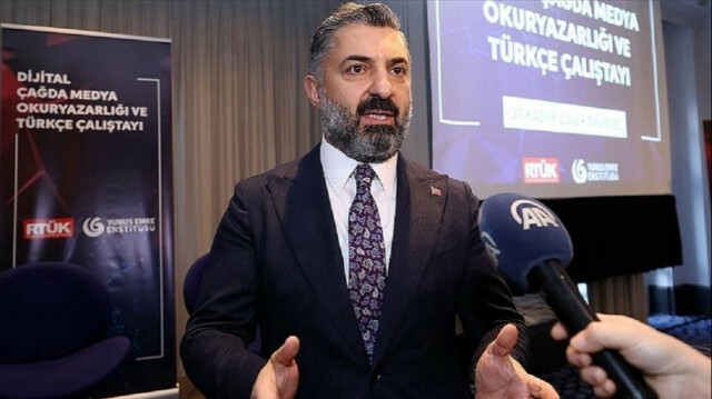Head of Turkey's Radio and Television Supreme Council Ebubekir Şahin