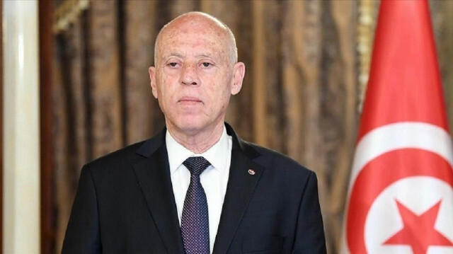 Tunisian incumbent President Kais Saied 