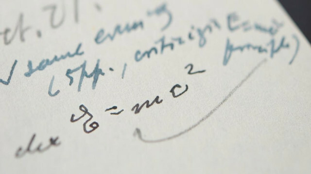 Albert Einstein's hand written E=mc2 equation sold for $1.2M
