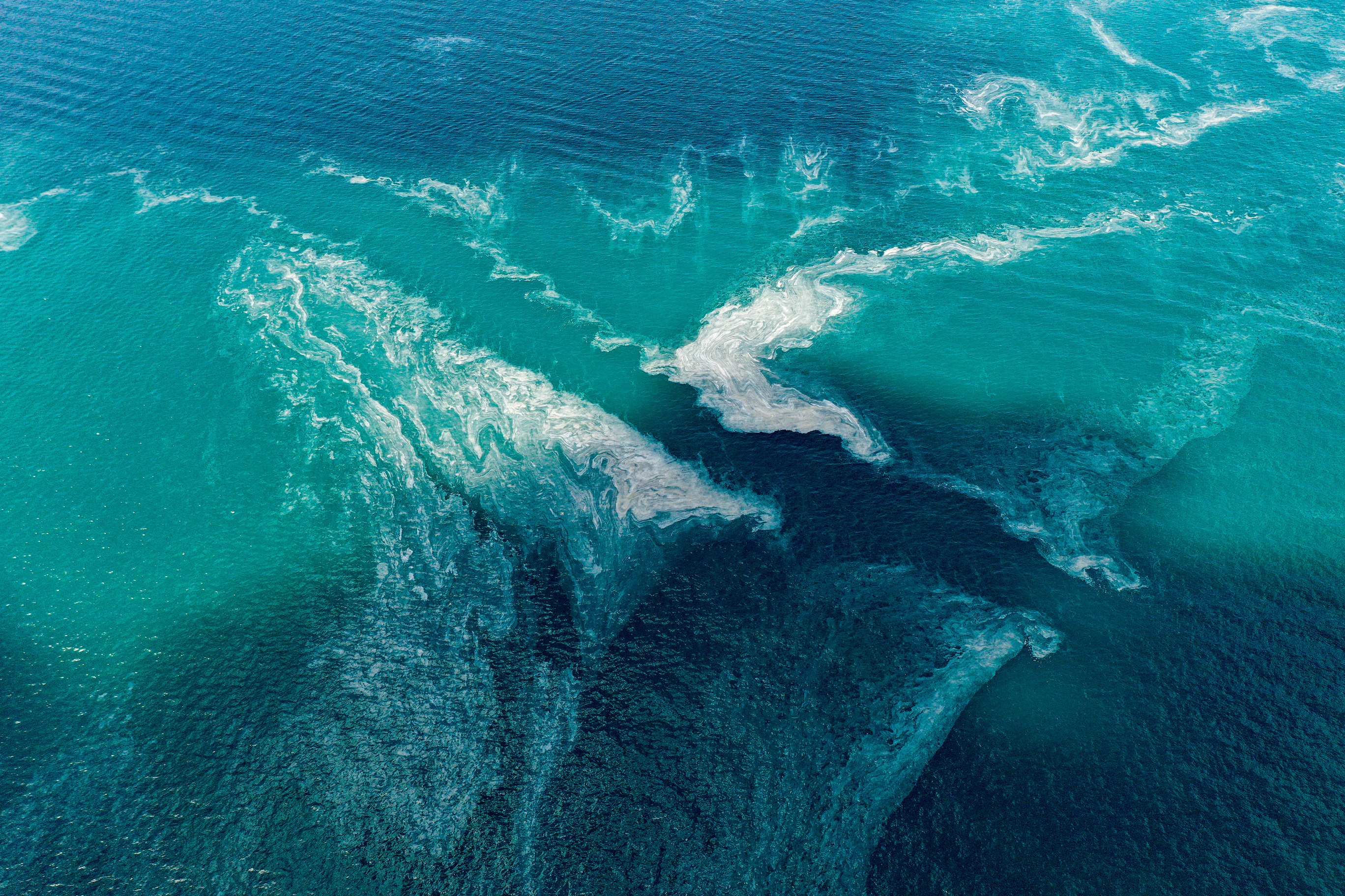 Mucilage covers part of sea surface in Turkey