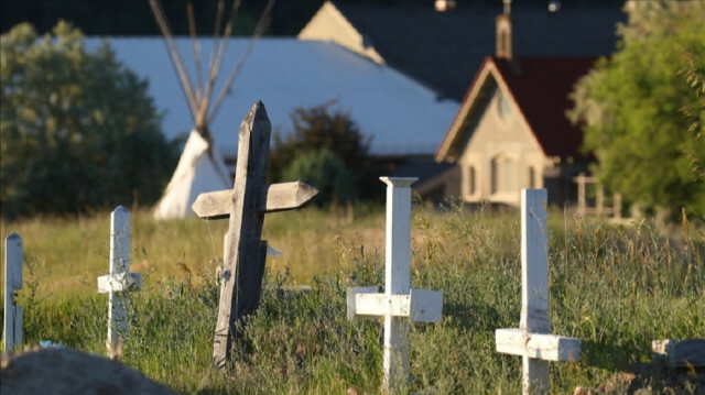 A view cemetery in Cranbook, British Columbia on June 30, 2021 ( Dave Chidley - Anadolu Agency )