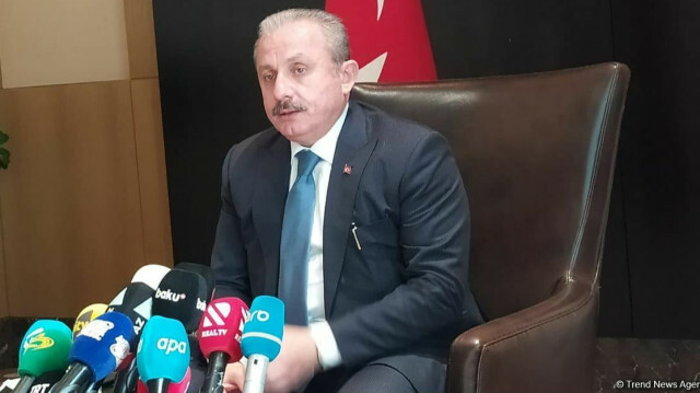 Turkish parliament speaker Mustafa Şentop