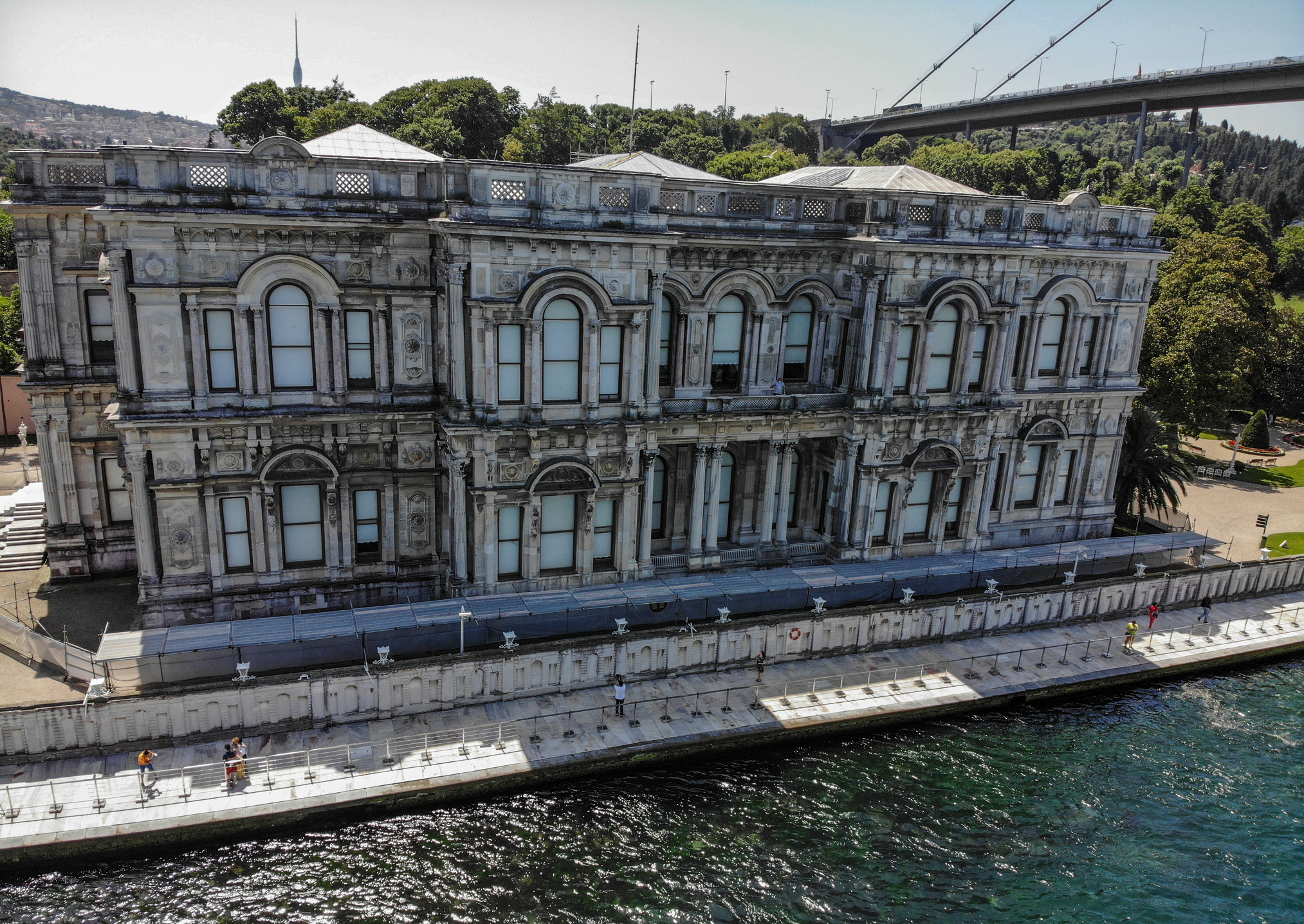 Beylerbeyi Palace's magnificent 113-meter quay opens for visitors