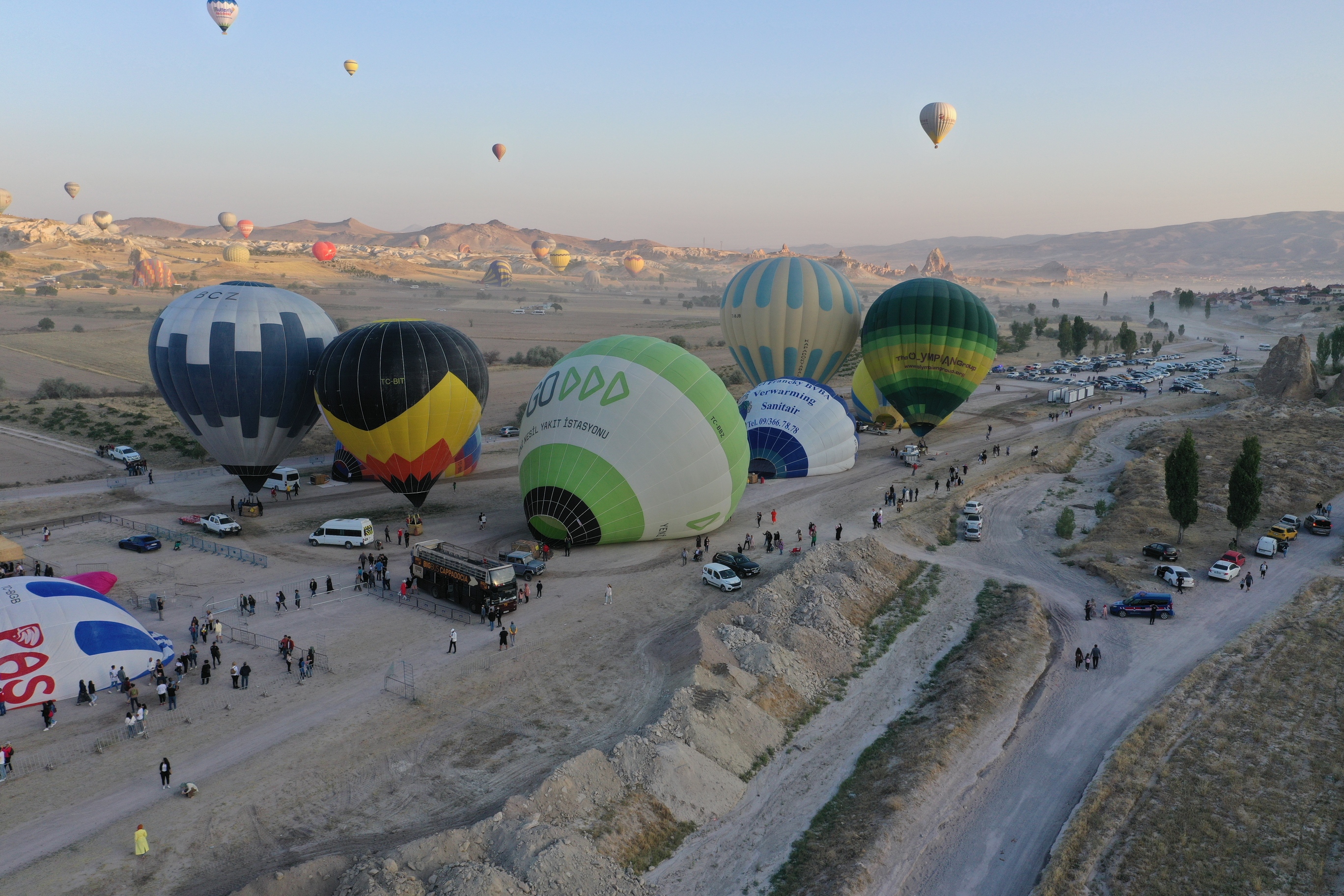 Second International Hot Air Balloon Festival kicks off in Turkey's Cappadocia
