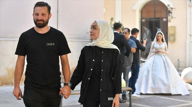 Lebanese doctor Esra Seblani and her husband Ahmed Sibayh