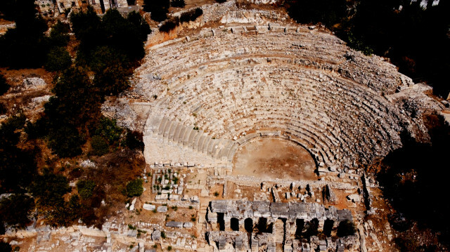 Elaiussa Sebaste ancient city in Turkey's southern Mersin province.