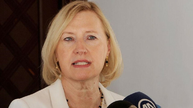Elizabeth Spehar, the outgoing head of the United Nations peacekeeping force on the island of Cyprus